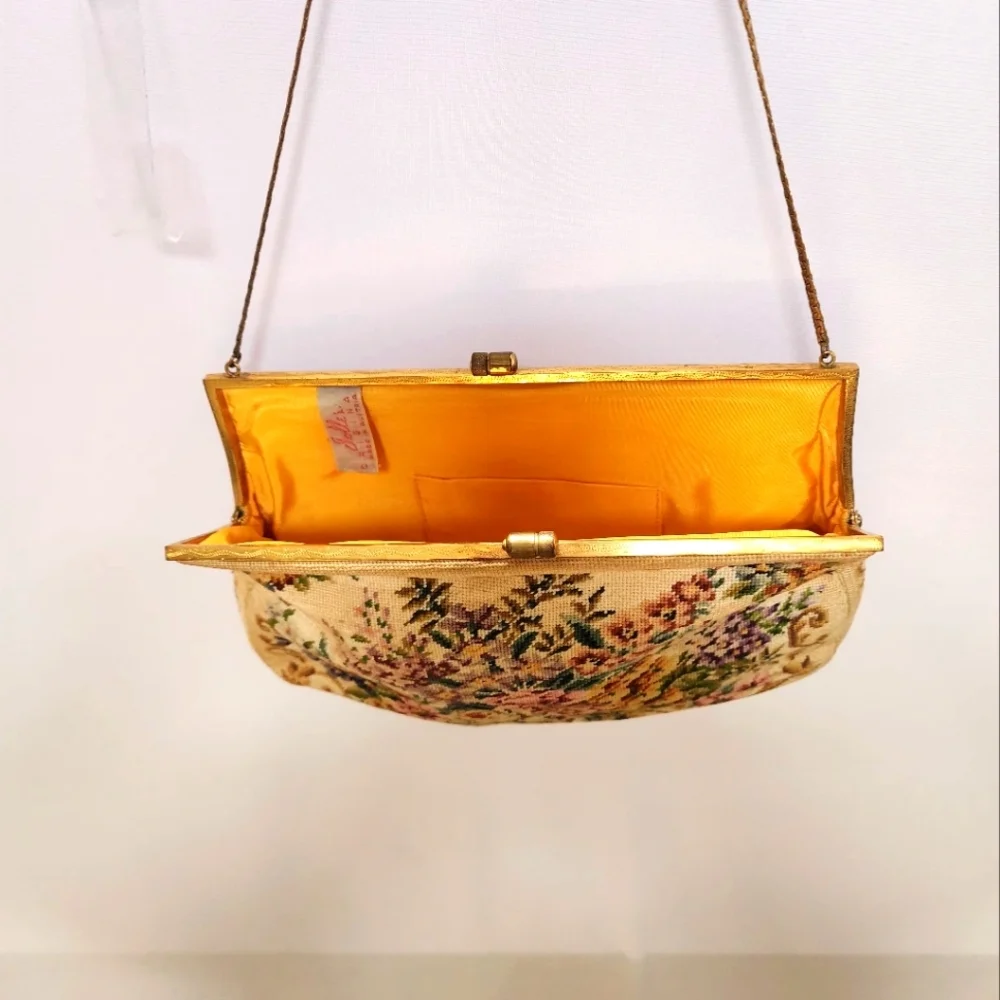 Floral Tapestry Handbag